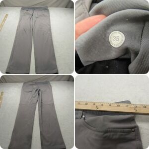 Lululemon Pants Mens 35x32 Gray Stretch ABC Warpstreme Classic-Fit 5 Pocket READ